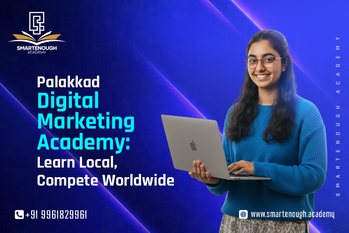 Students at a digital marketing academy in Palakkad during training
