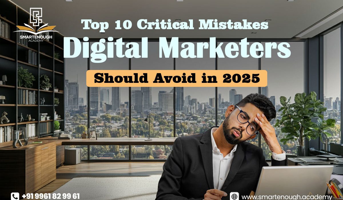 Critical mistakes digital marketers should avoid in 2025 for better ROI and strategies​ Image Caption: Key insights from the top 10 digital marketing mistakes digital marketers must dodge in 2025 to excel.​